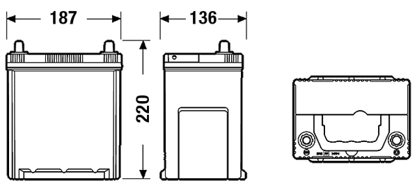 Batteria avviamento - EA406 EXIDE