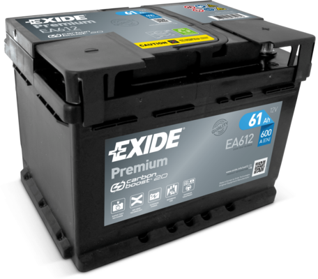 Starter Battery - EA612 EXIDE