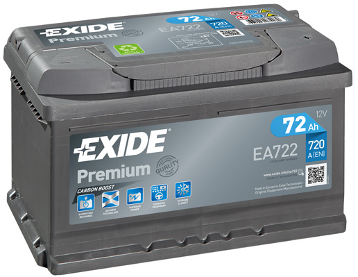 Starter Battery - EA722 EXIDE