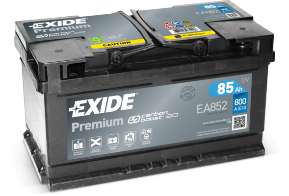 Стартерная аккумуляторная батарея - EA852 EXIDE
