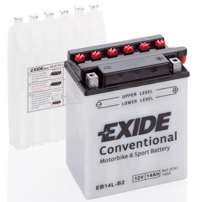 Стартерная аккумуляторная батарея - EB14L-B2 EXIDE