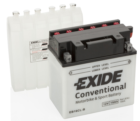 Стартерная аккумуляторная батарея - EB16CL-B EXIDE