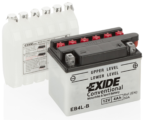 Starterbatterie - EB4L-B EXIDE