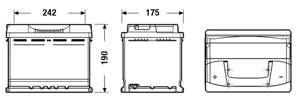 Starter Battery - EB621 EXIDE