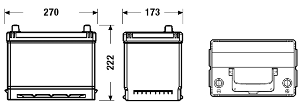 Starter Battery - EB704 EXIDE