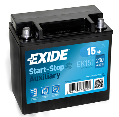 Starterbatterie - EK151 EXIDE