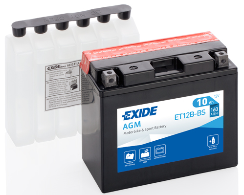 Starter Battery - ET12B-BS EXIDE