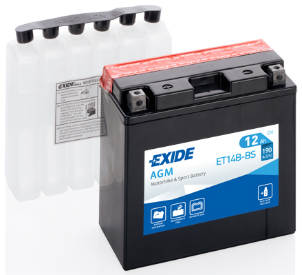 Starter Battery - ET14B-BS EXIDE