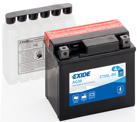 Batteria avviamento - ETX5L-BS EXIDE