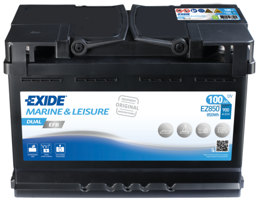 starterio akumuliatorius - EZ850 EXIDE