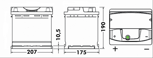 Starterbatterie - EE1403 EXIDE