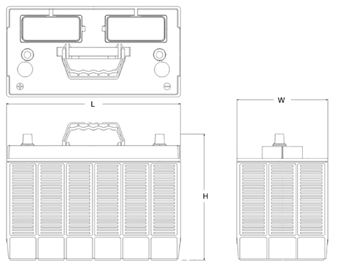 Starter Battery - EG110B EXIDE