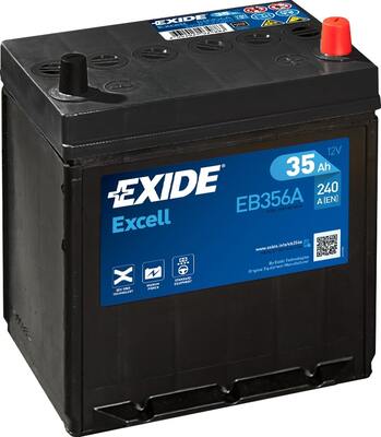 starterio akumuliatorius - EA755 EXIDE