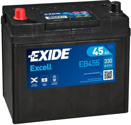 Batteria avviamento - EB455 EXIDE