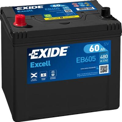 Стартерная аккумуляторная батарея - EB605 EXIDE