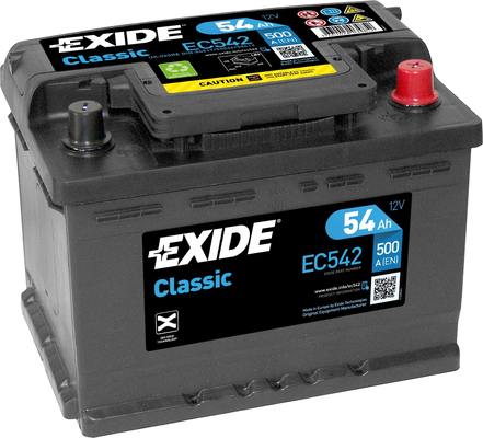 Starter Battery - EC542 EXIDE