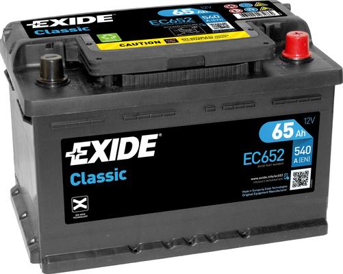 starterio akumuliatorius - EC652 EXIDE