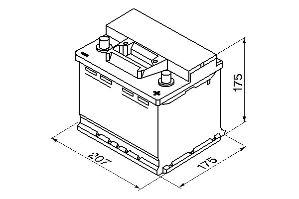 Starter Battery - 0 092 S30 010 BOSCH