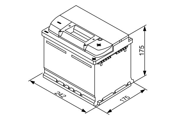Starter Battery - 0 092 S30 041 BOSCH