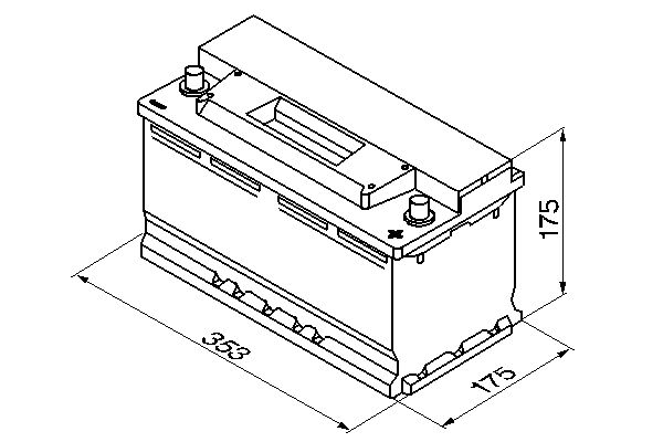 Starter Battery - 0 092 S30 120 BOSCH