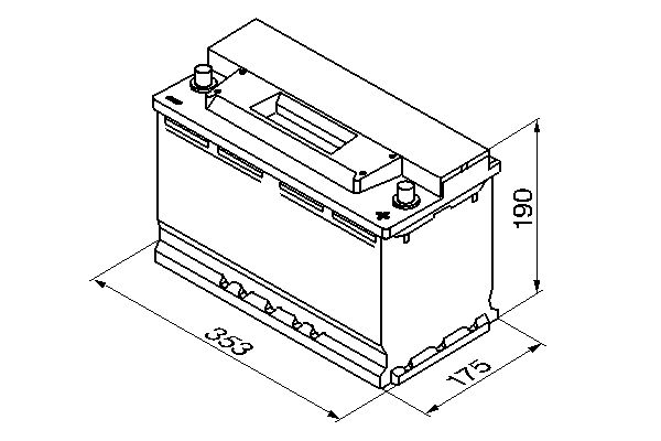 Starter Battery - 0 092 S30 130 BOSCH