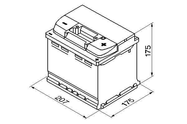Starter Battery - 0 092 S40 010 BOSCH