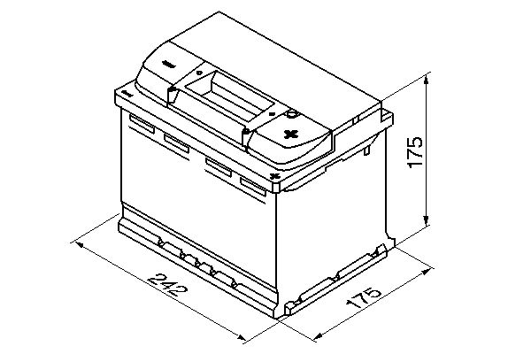 Starter Battery - 0 092 S40 040 BOSCH