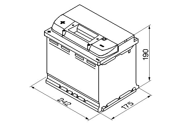 Starter Battery - 0 092 S40 060 BOSCH