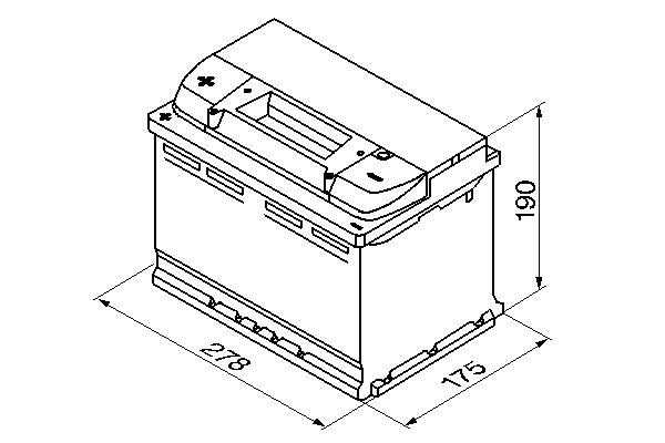 Starter Battery - 0 092 S40 090 BOSCH