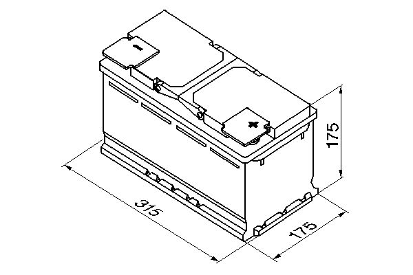 starterio akumuliatorius - 0 092 S40 100 BOSCH