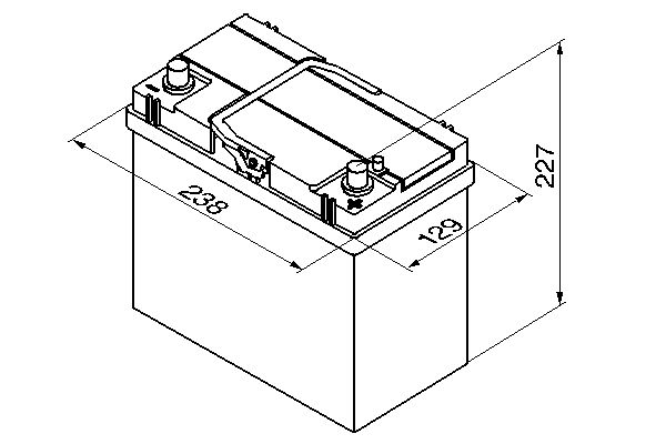 Batteria avviamento - 0 092 S40 210 BOSCH