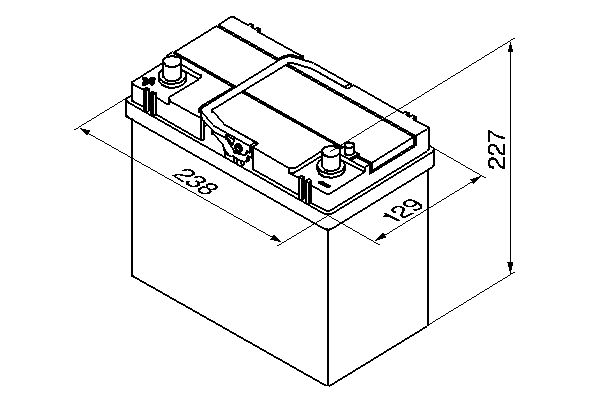 Batteria avviamento - 0 092 S40 220 BOSCH