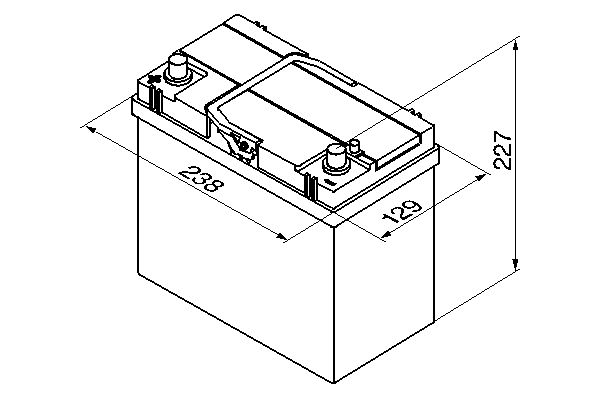 Starter Battery - 0 092 S40 230 BOSCH