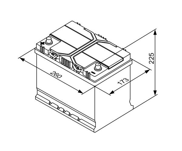 Starter Battery - 0 092 S40 270 BOSCH