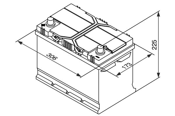 Starter Battery - 0 092 S40 290 BOSCH