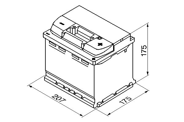Starter Battery - 0 092 S50 010 BOSCH