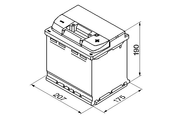 Batteria avviamento - 0 092 S50 020 BOSCH