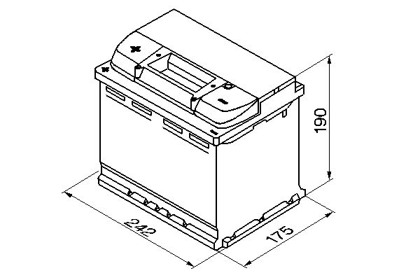 Starter Battery - 0 092 S50 060 BOSCH