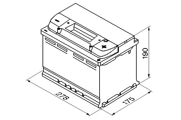 Starter Battery - 0 092 S50 080 BOSCH