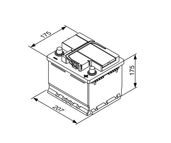 Starter Battery - 0 092 T30 010 BOSCH