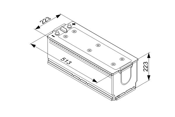 Starter Battery - 0 092 T40 780 BOSCH