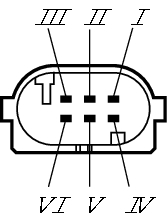 Control, headlight range adjustment - 0 132 801 141 BOSCH