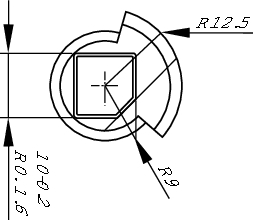 Control, headlight range adjustment - 0 132 801 141 BOSCH