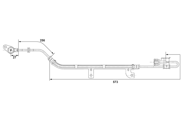 Sensor, wheel speed - 0 265 006 237 BOSCH