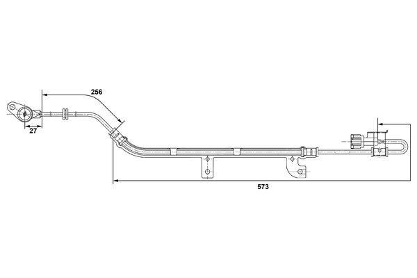 Sensor, wheel speed - 0 265 006 237 BOSCH