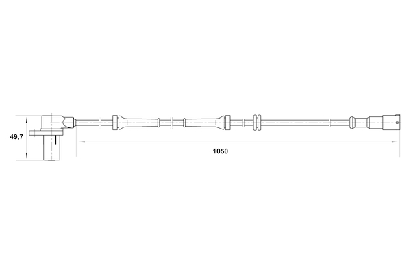 Sensor, wheel speed - 0 265 006 414 BOSCH