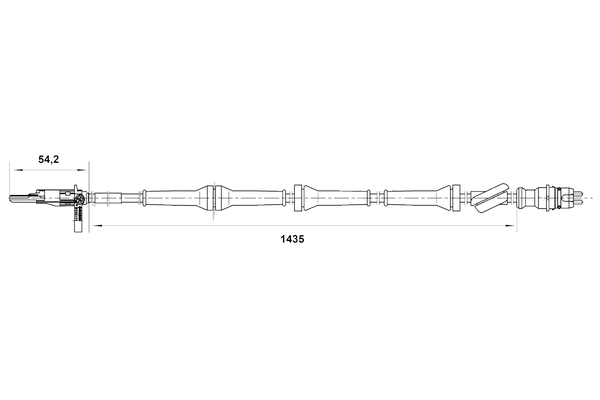 Sensor, wheel speed - 0 265 007 072 BOSCH