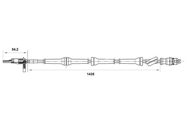 Sensor, wheel speed - 0 265 007 072 BOSCH