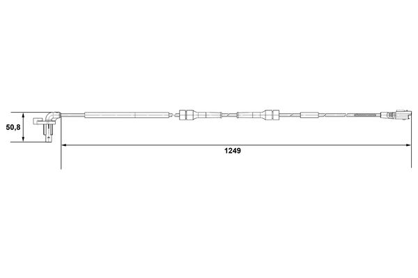 Sensor, wheel speed - 0 265 007 666 BOSCH