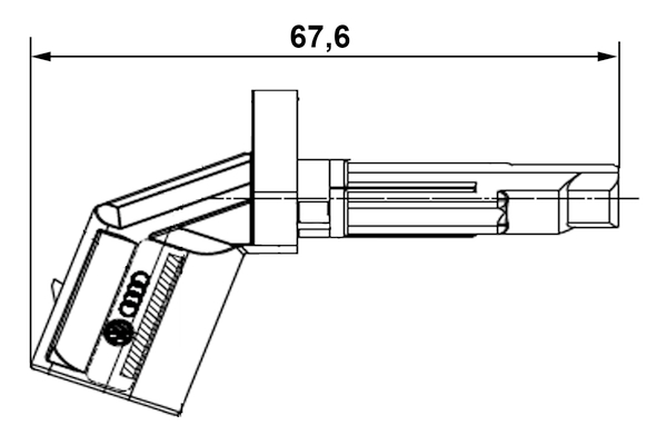 Sensor, wheel speed - 0 265 007 928 BOSCH
